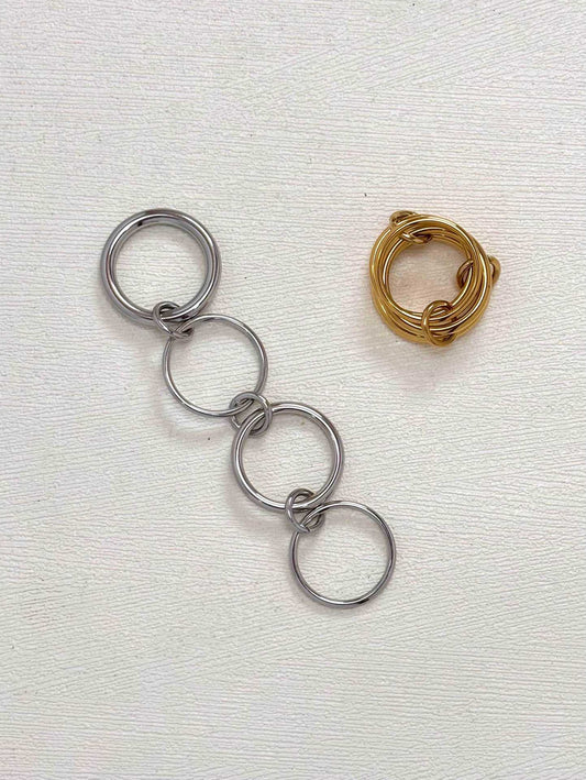 Bague anneaux - Chimane Accesories