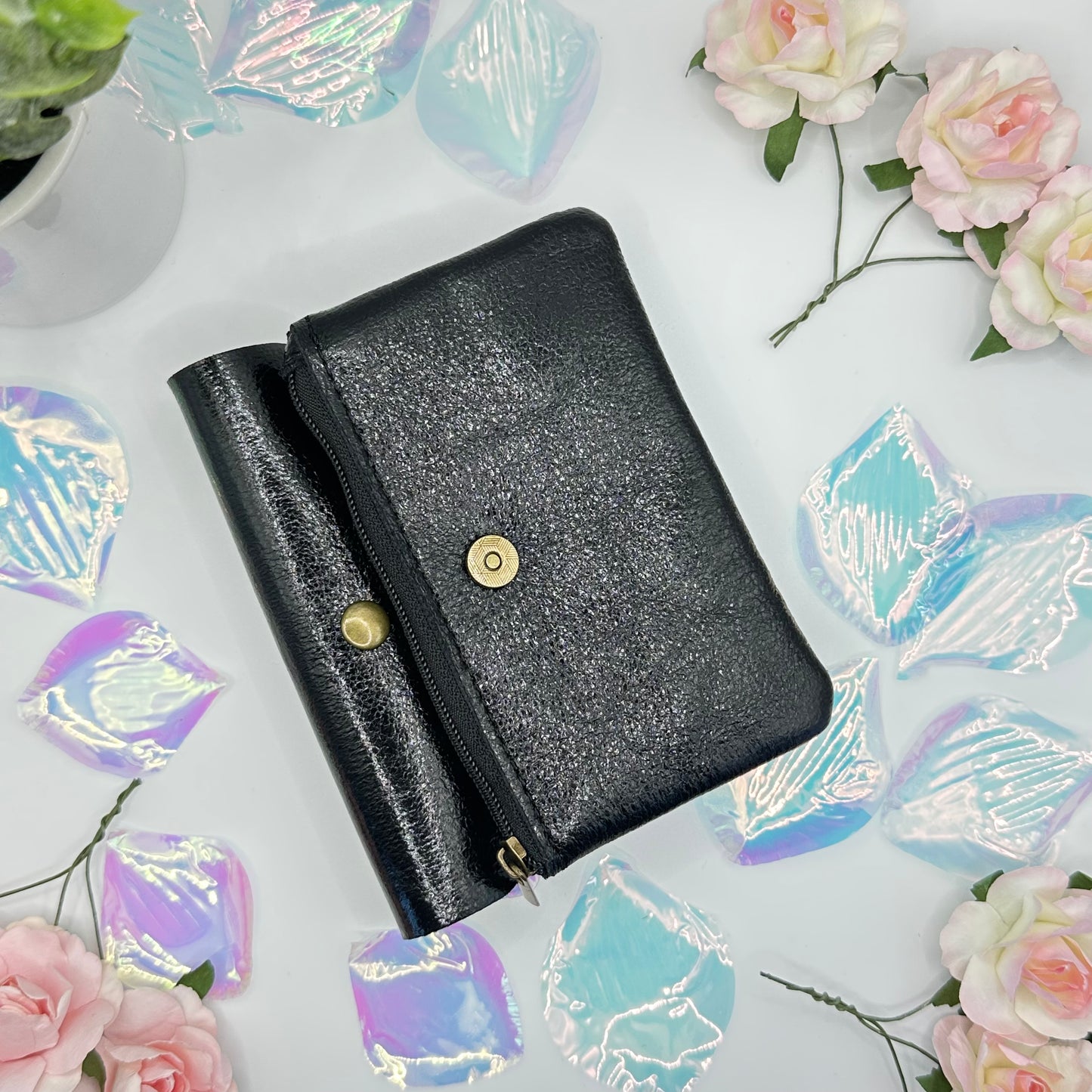 Petit porte-monnaie en cuir