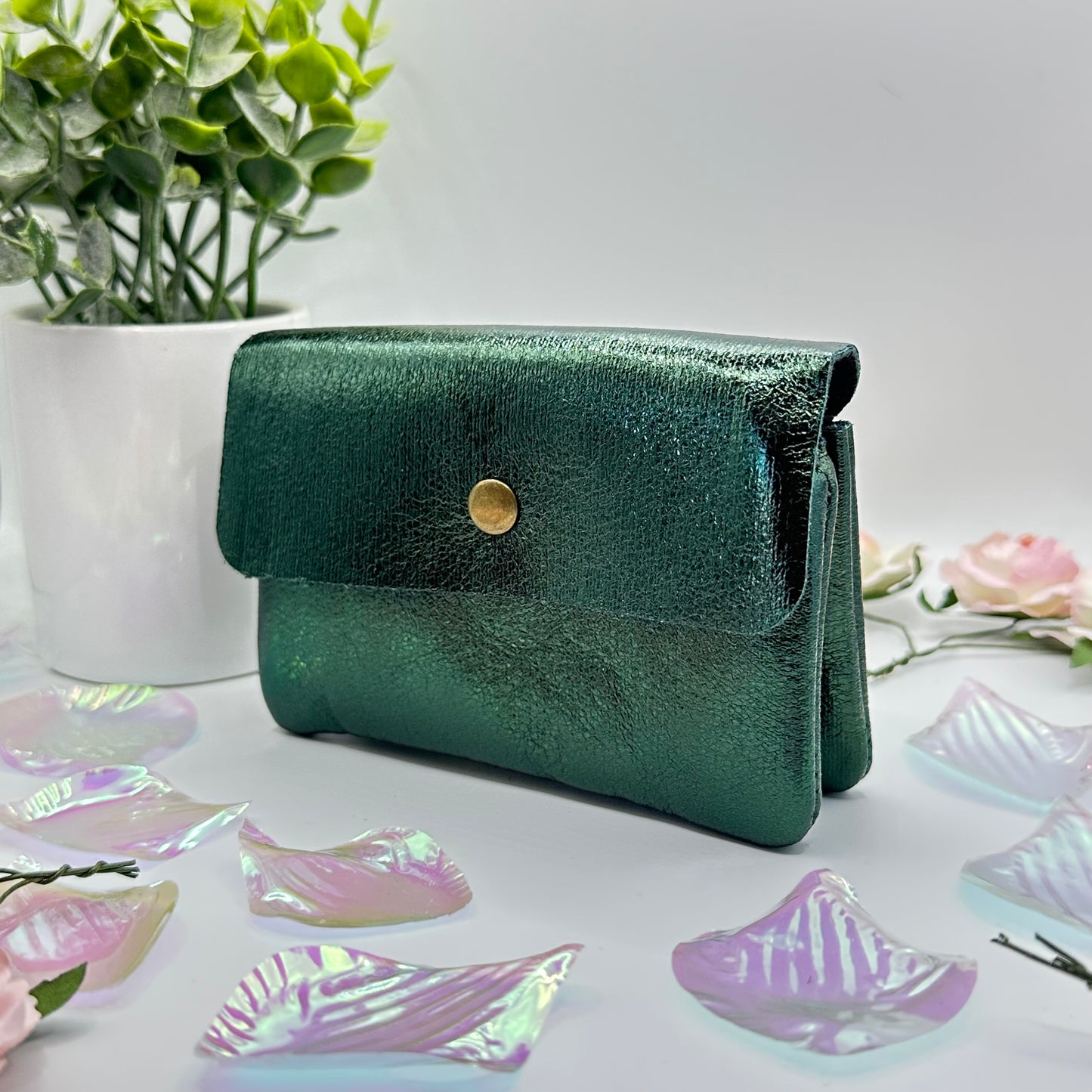 Petit porte-monnaie en cuir