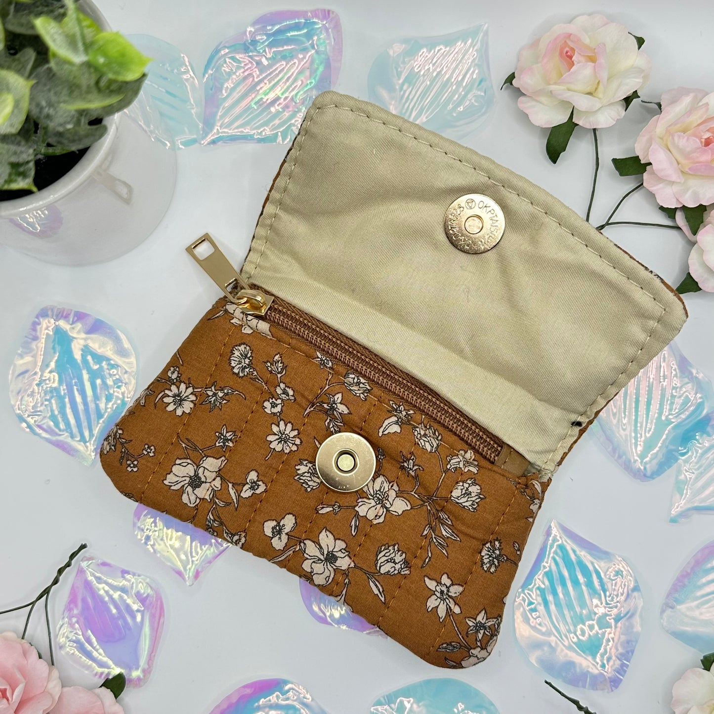 Petit porte-monnaie en tissu