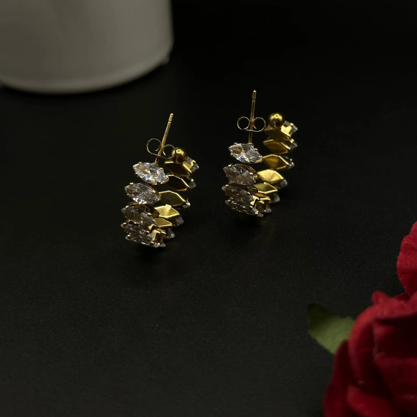 Boucle d’oreille cristal - Chimane Accesories