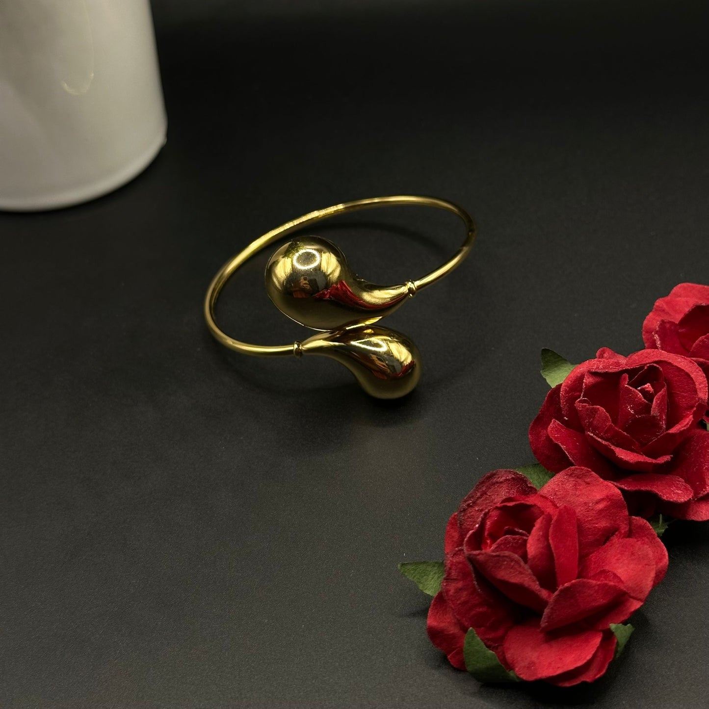 Bracelet Doré Gouttes Élégantes