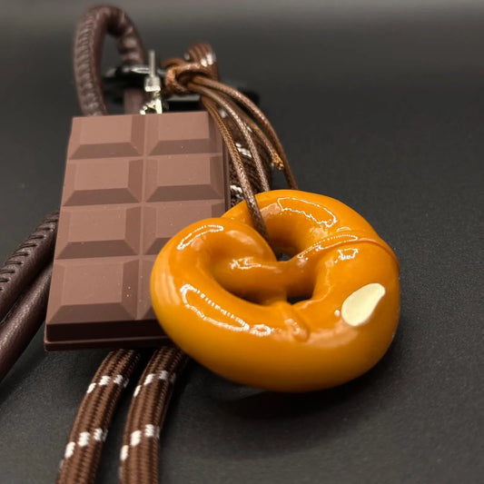 Porte-clés Chocolat & Bretzel Gourmand - Chimane Accesories