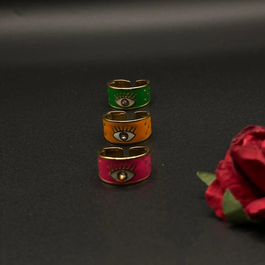 Bagues Lucky eye - Chimane Accesories