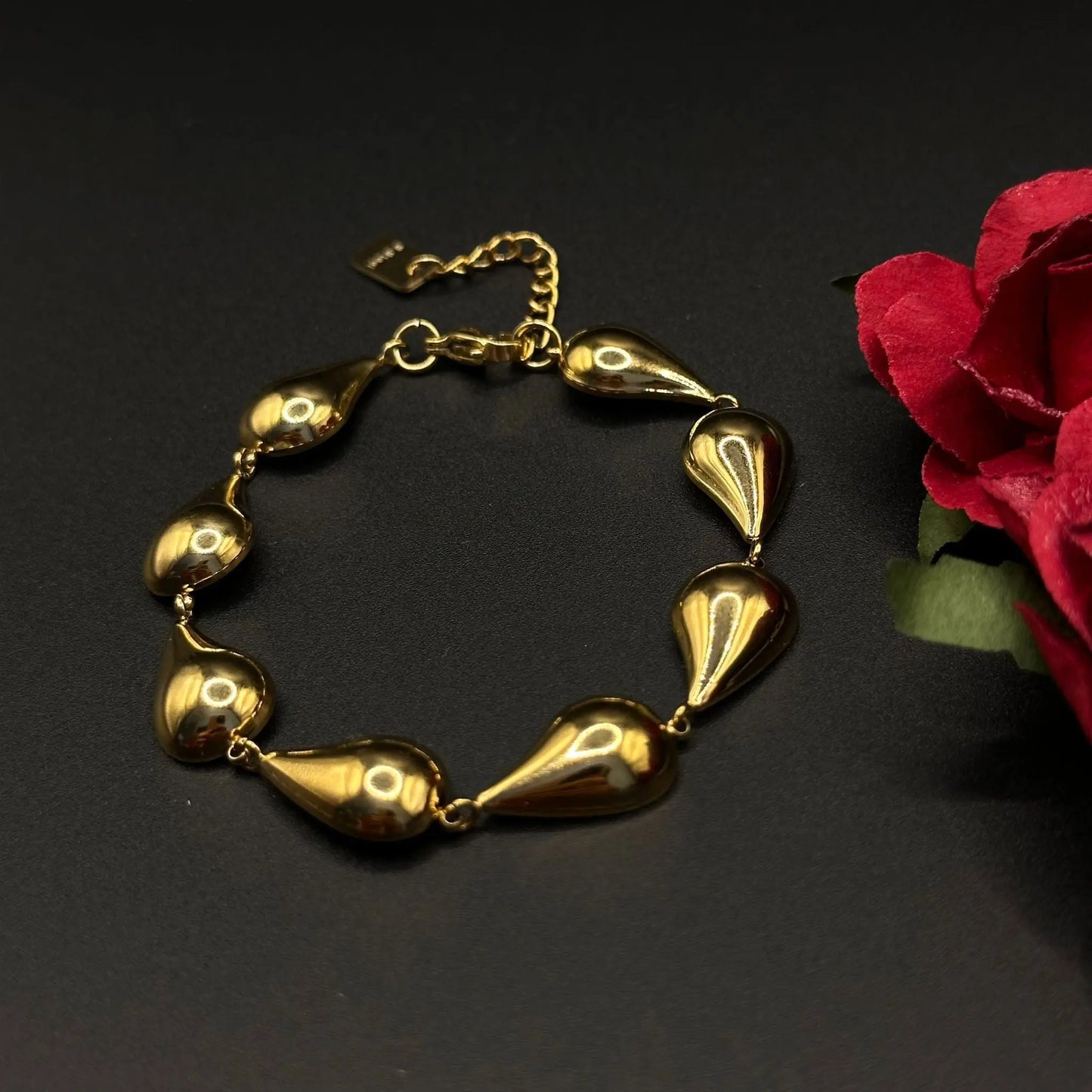 Bracelet gouttes – Doré - Chimane Accesories