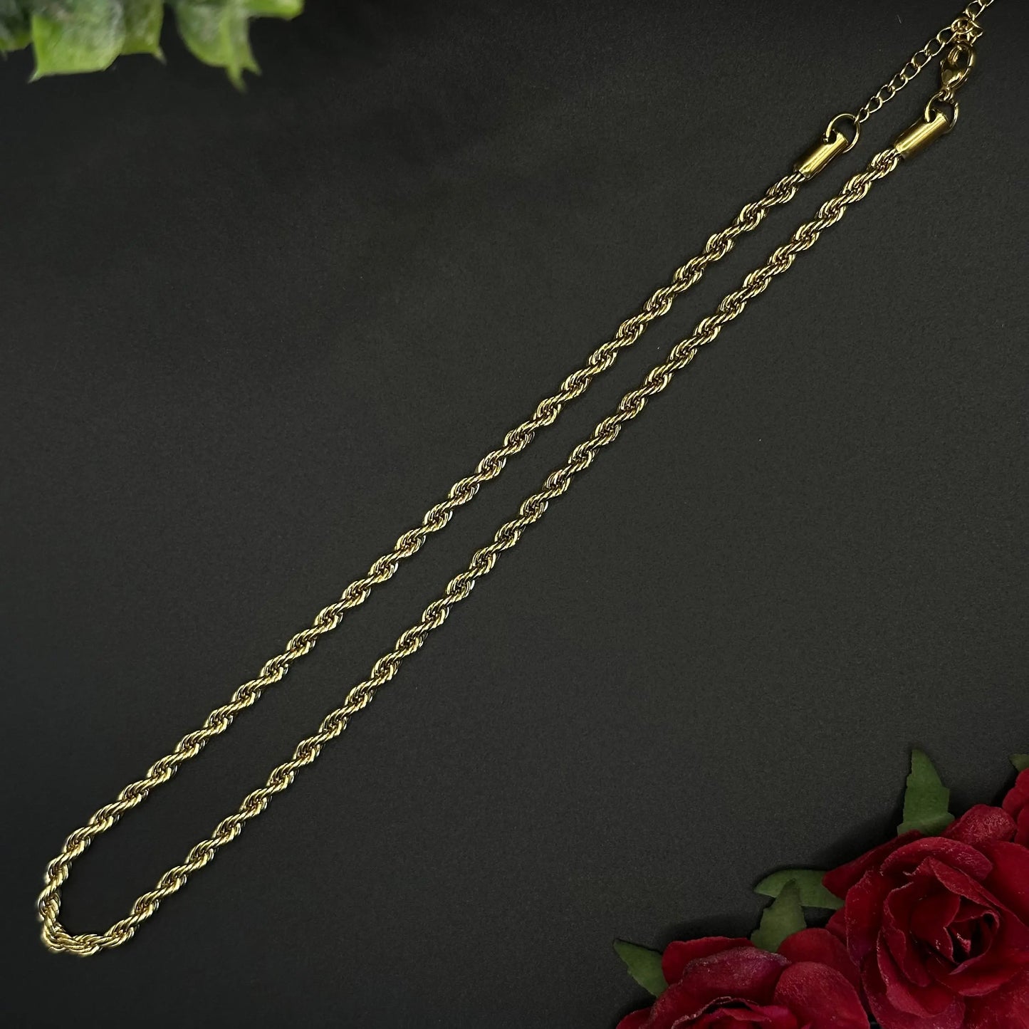 Collier torsadé doré épais - Chimane Accesories