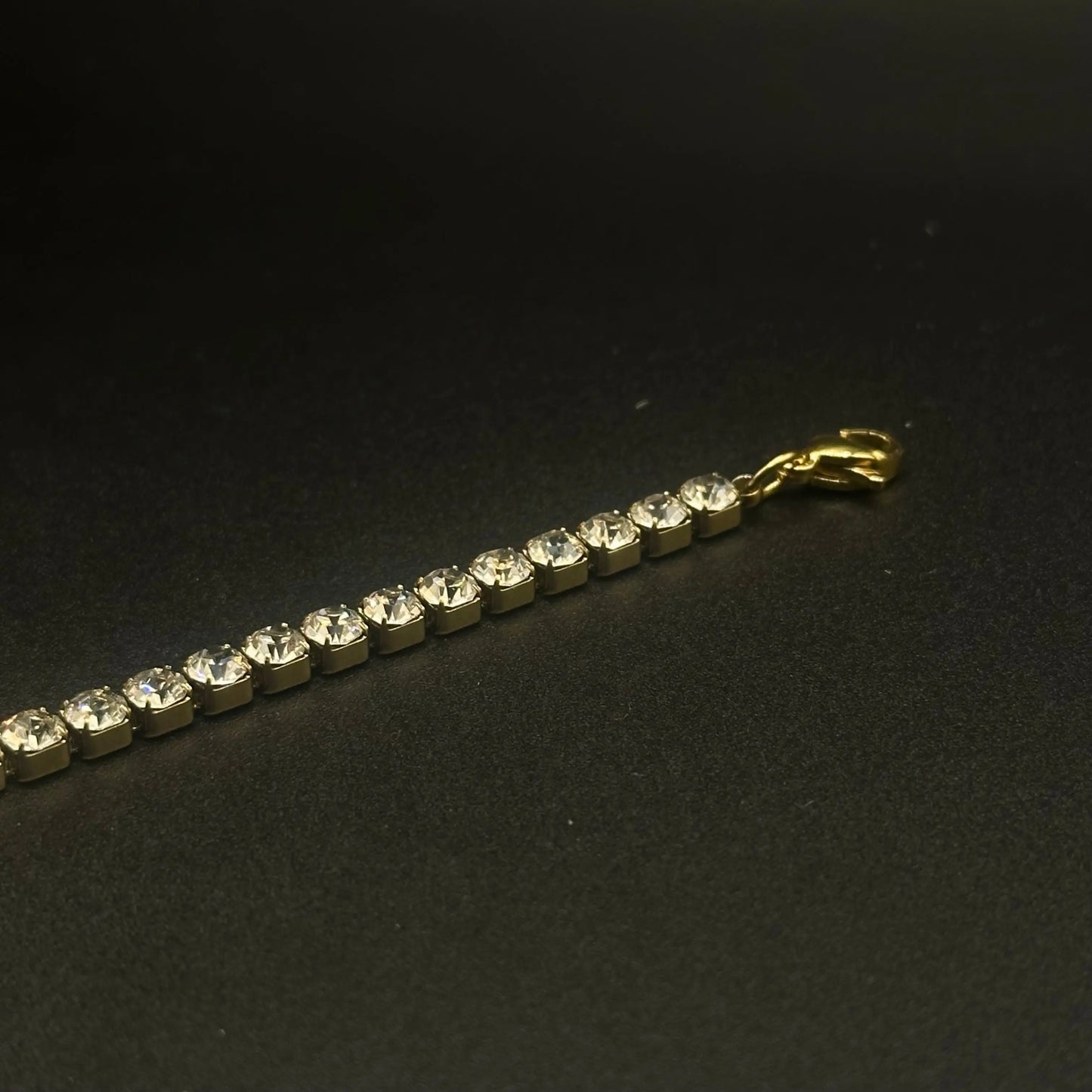 Bracelet tennis cristaux transparents - Chimane Accesories