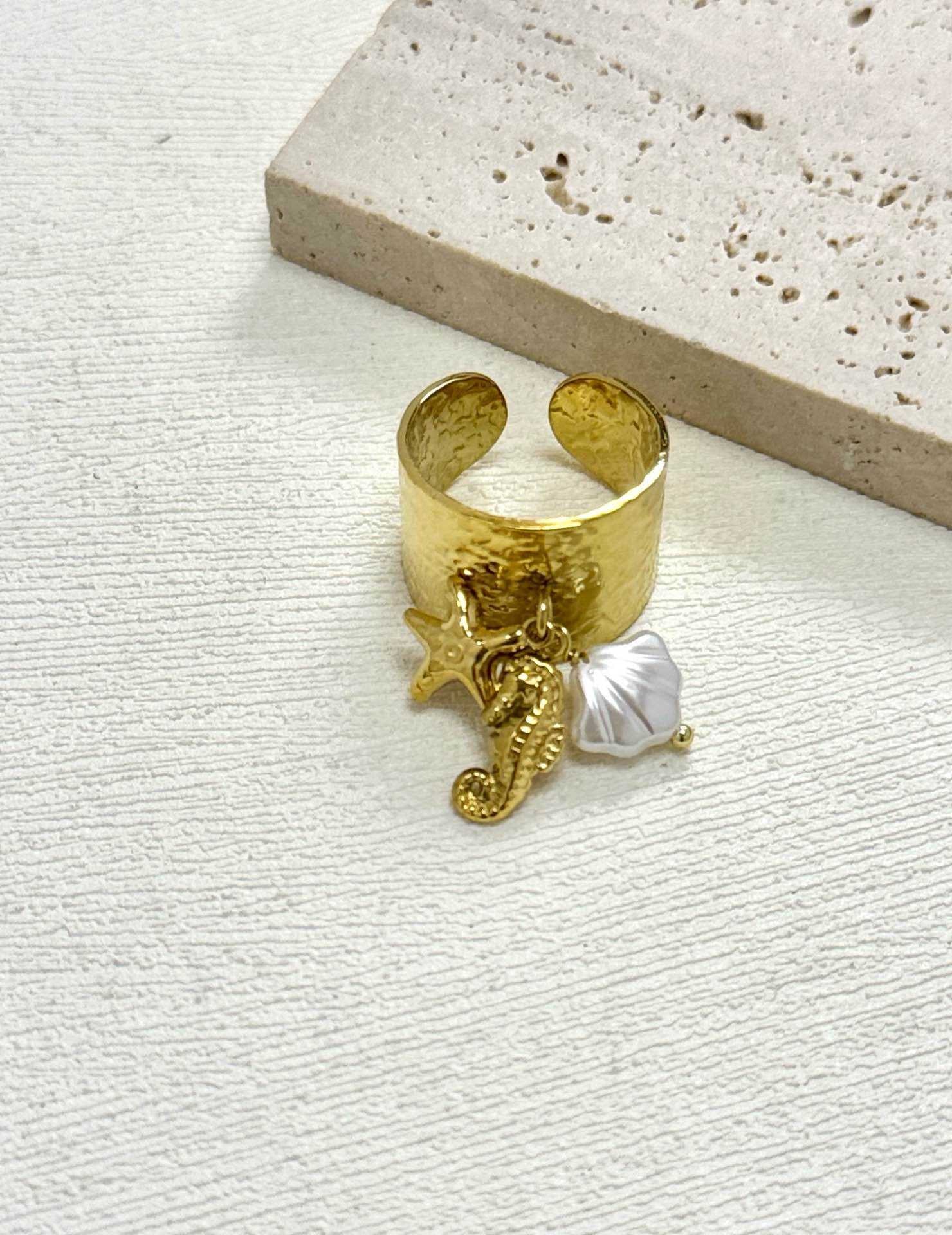 Bague coquillages - Chimane Accesories