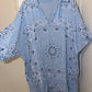 Robe bandana bleu