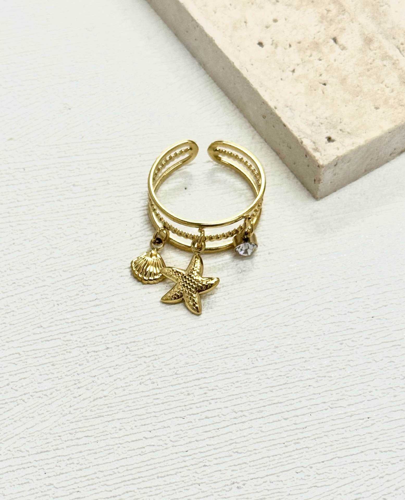 Bague etoile de mer - Chimane Accesories
