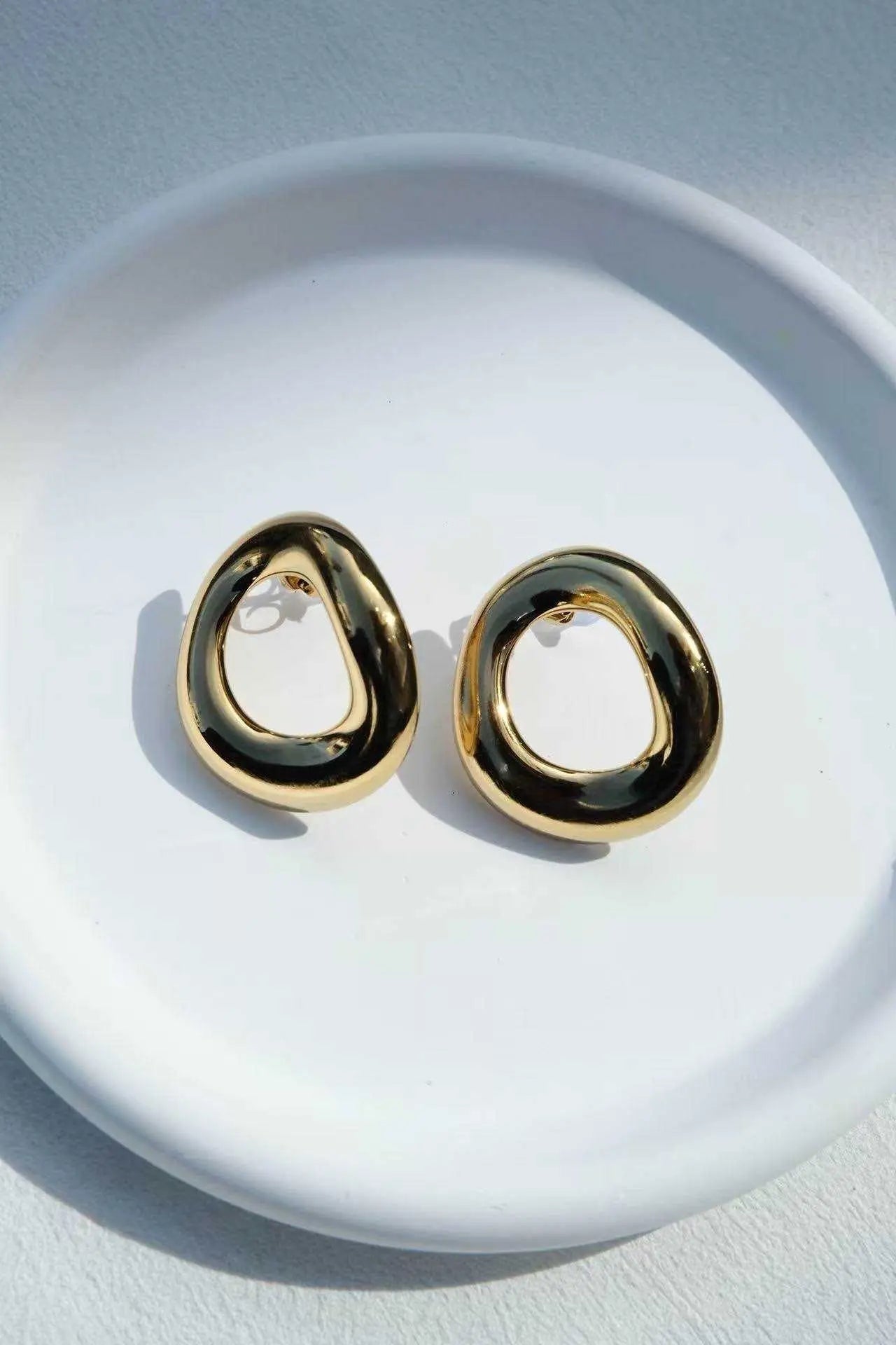 Boucle d’oreille anneaux ovale - Chimane Accesories