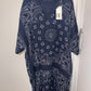 Robe bandana bleu marine