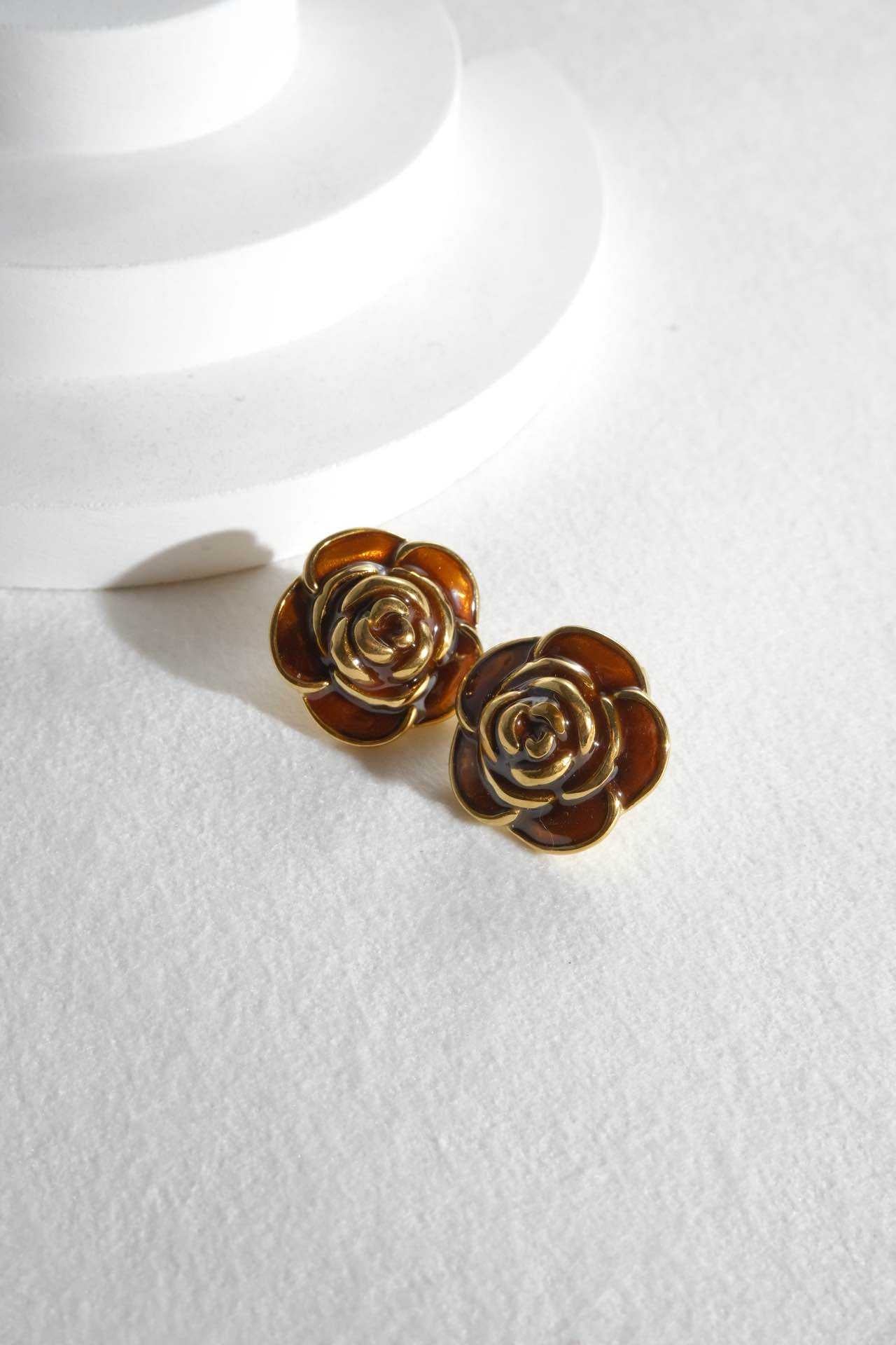 Boucle d’oreille fleur - Chimane Accesories