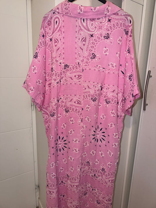 Robe bandana rose