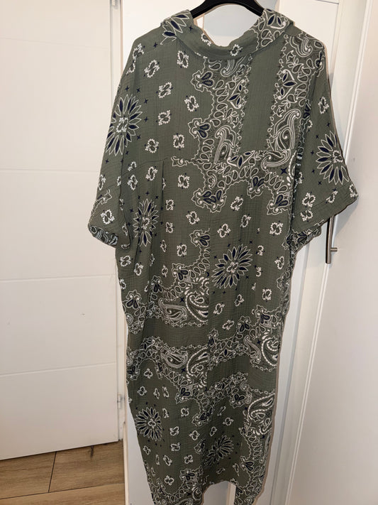 Robe bandana kaki