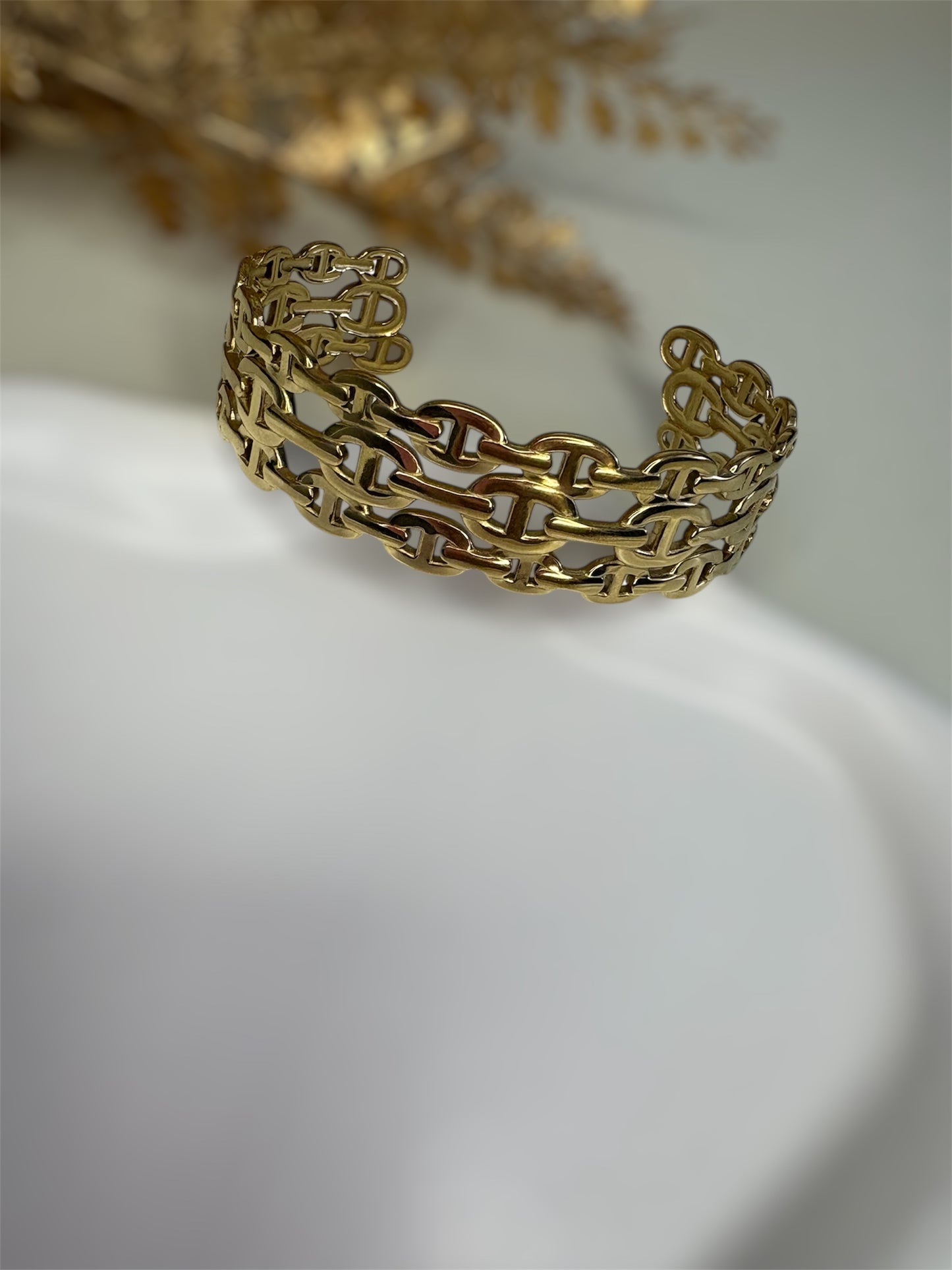 Bracelets graines de café épais