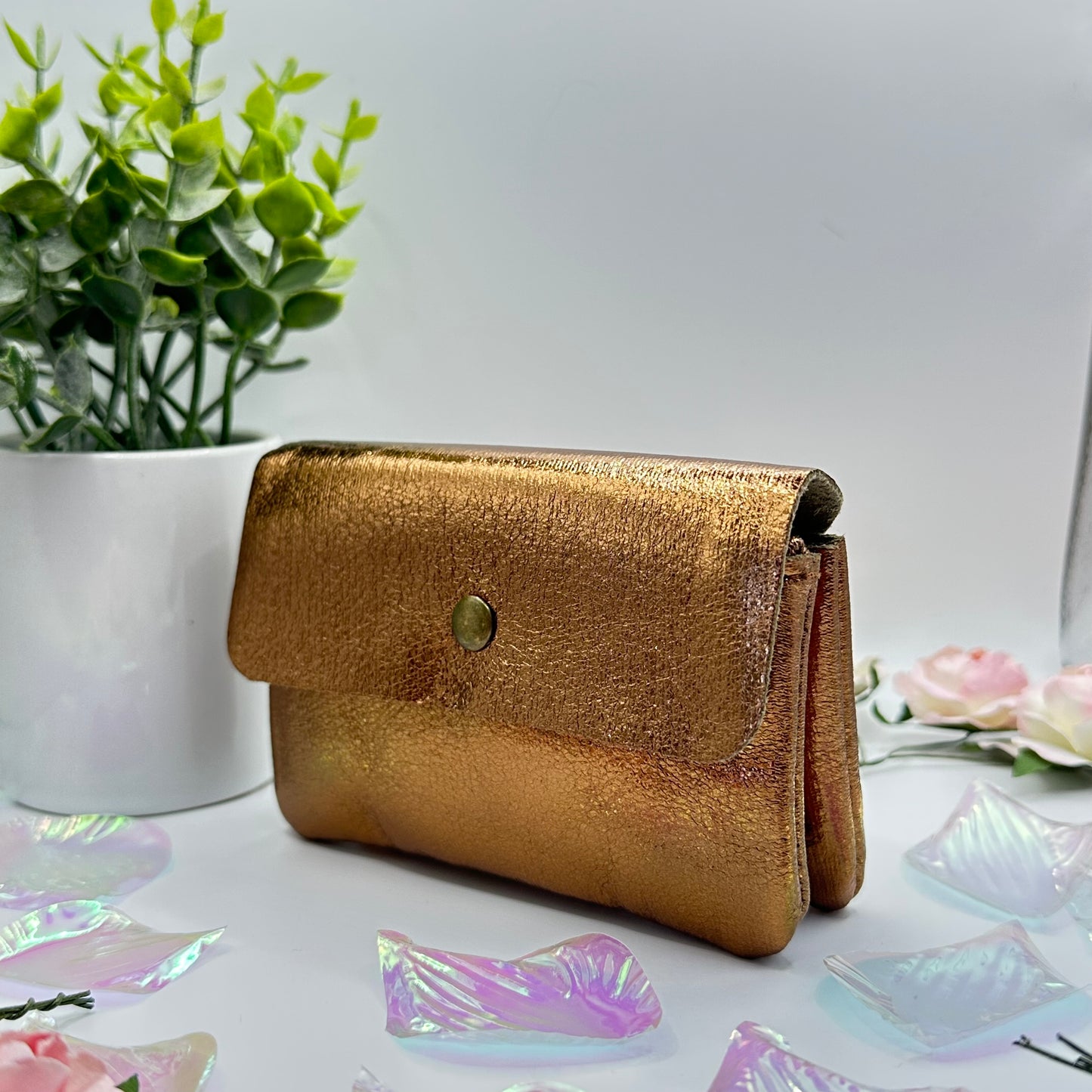 Petit porte-monnaie en cuir