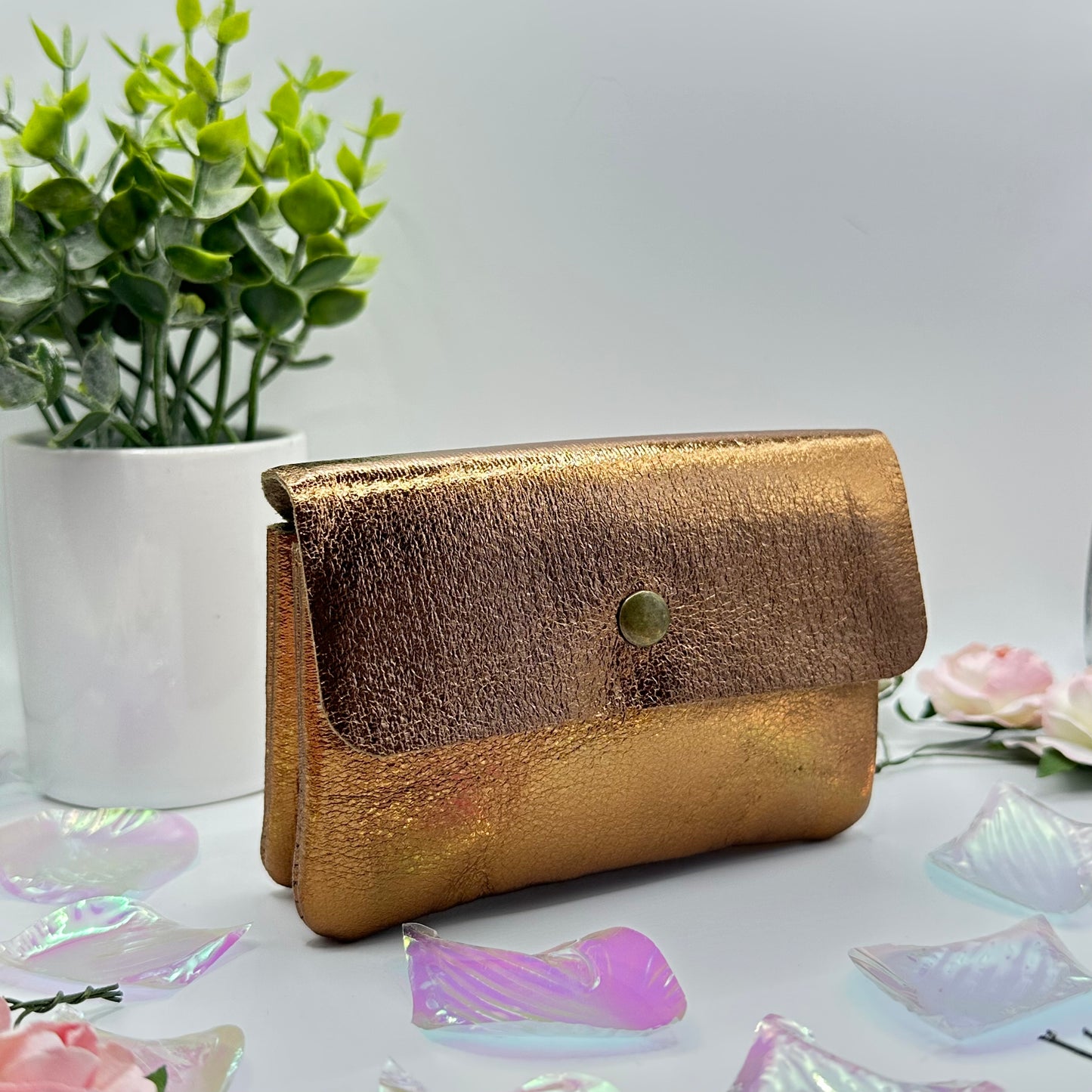 Petit porte-monnaie en cuir