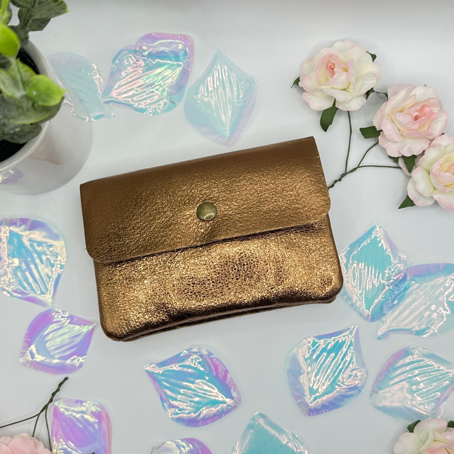 Petit porte-monnaie en cuir