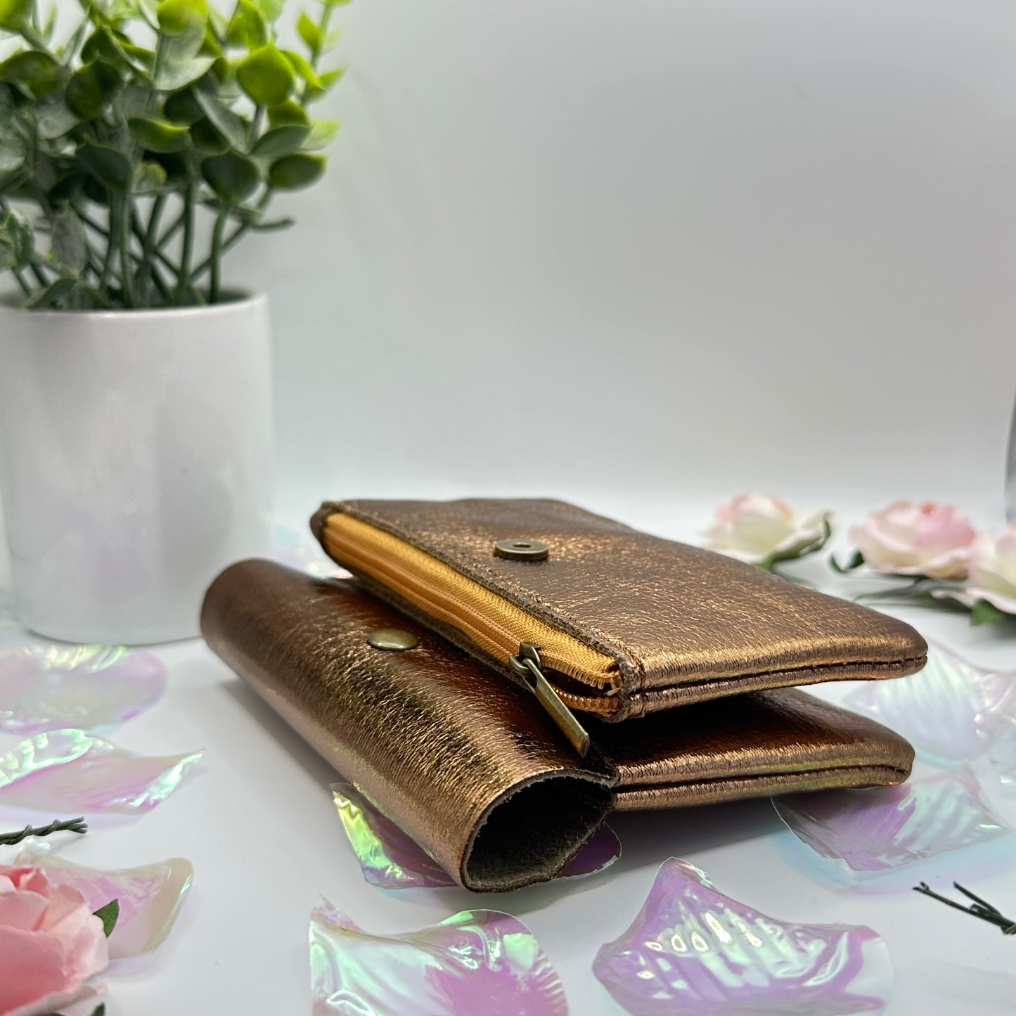 Petit porte-monnaie en cuir