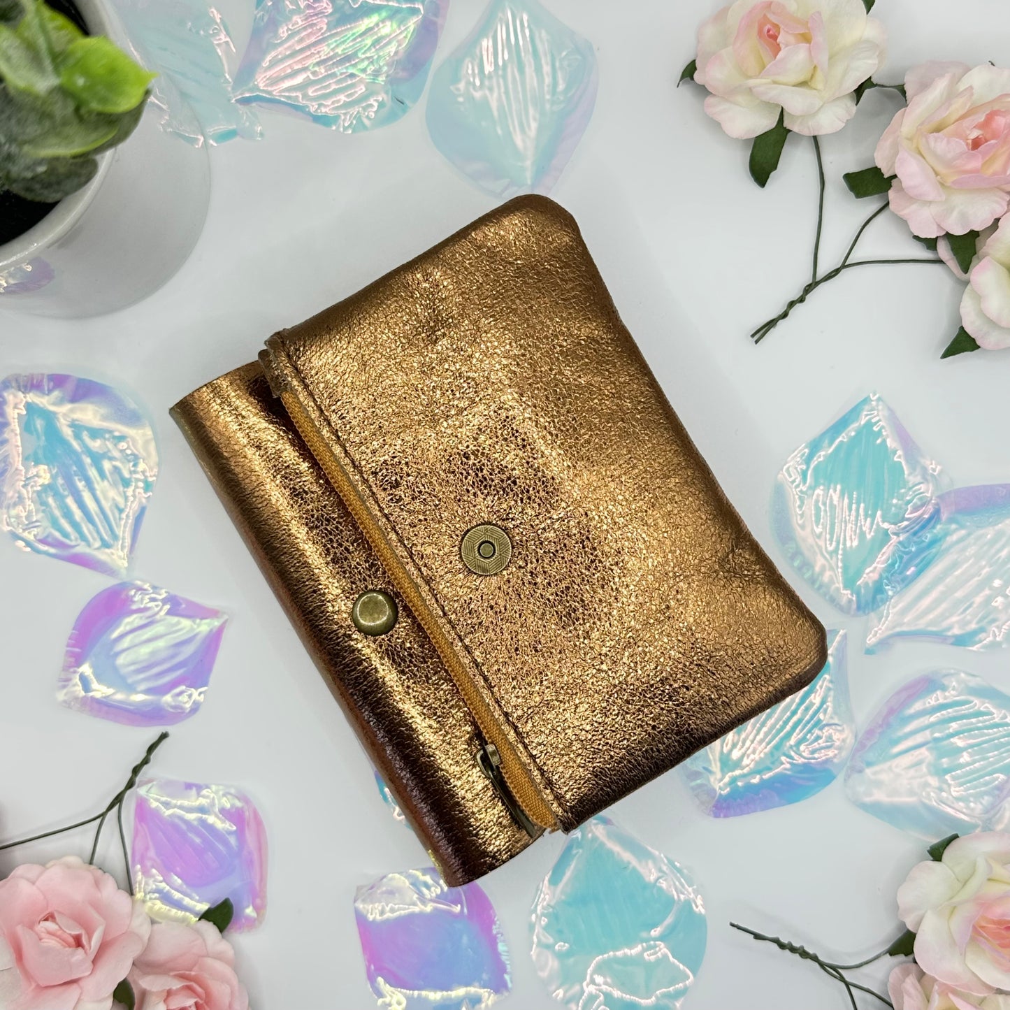Petit porte-monnaie en cuir