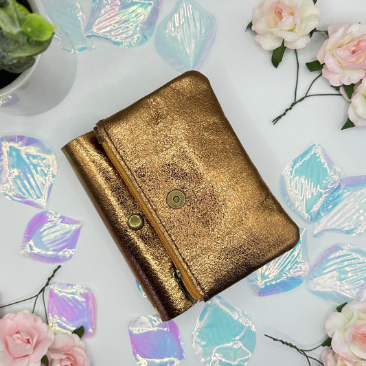 Petit porte-monnaie en cuir