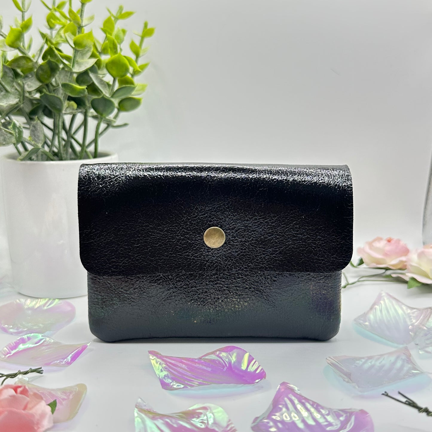 Petit porte-monnaie en cuir