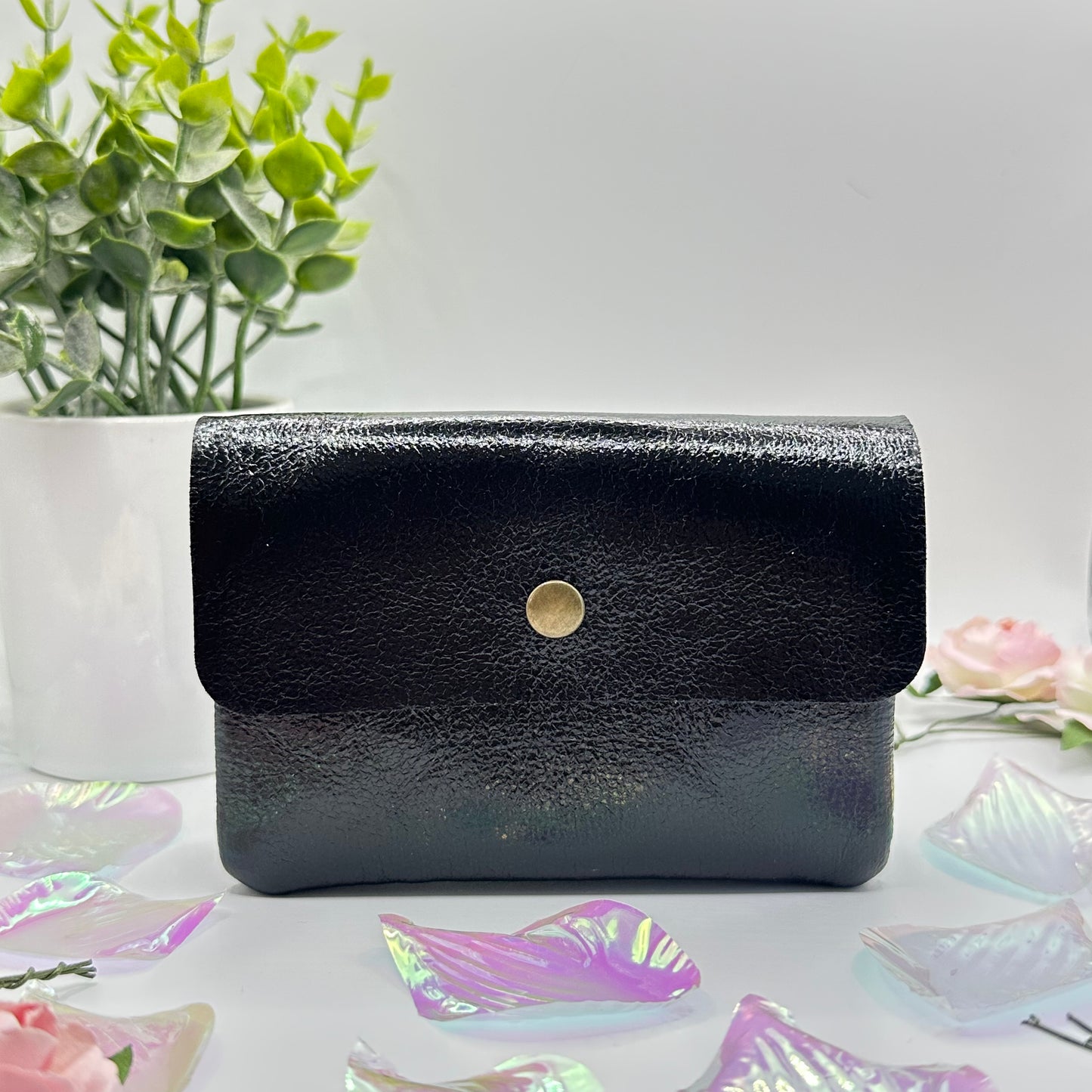 Petit porte-monnaie en cuir