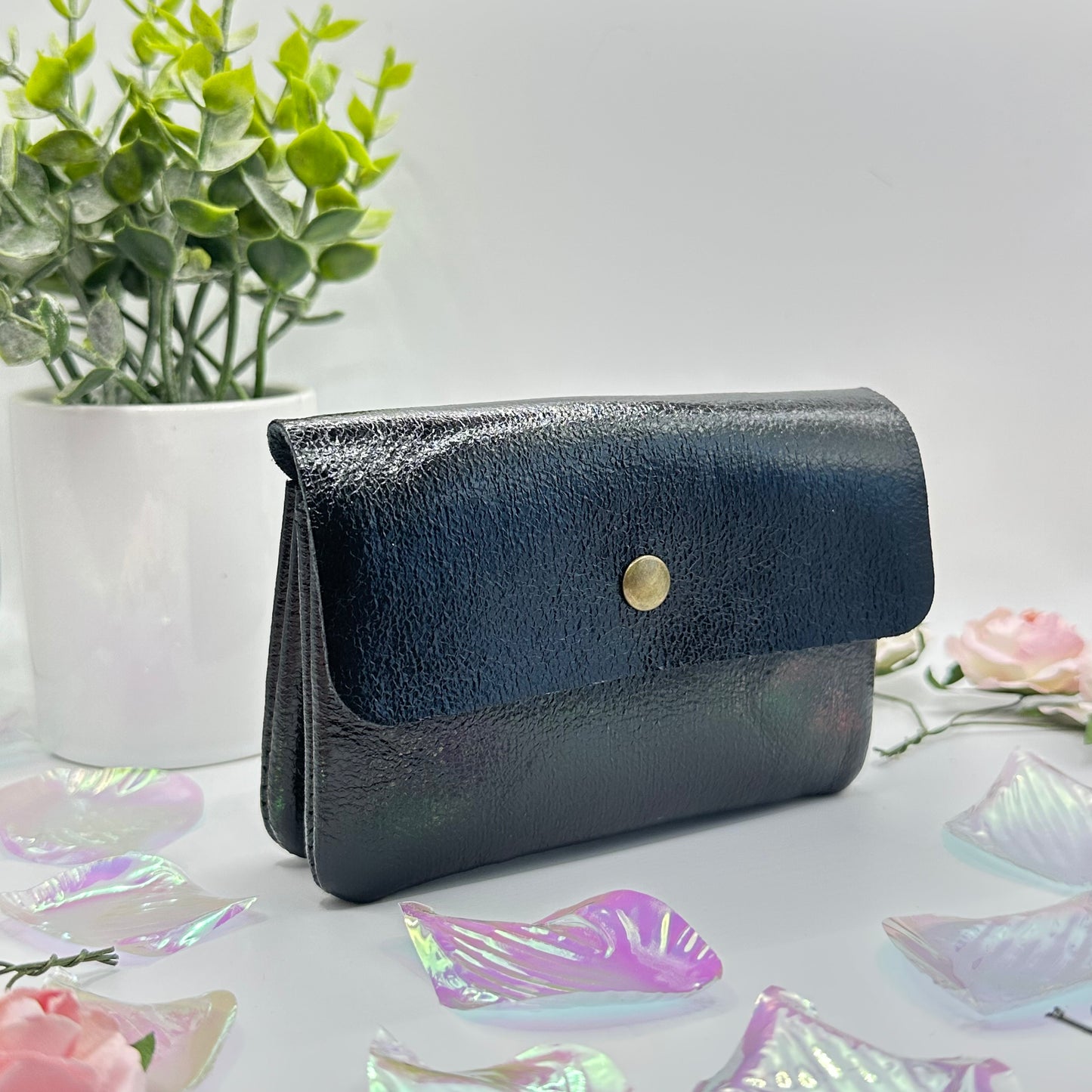 Petit porte-monnaie en cuir