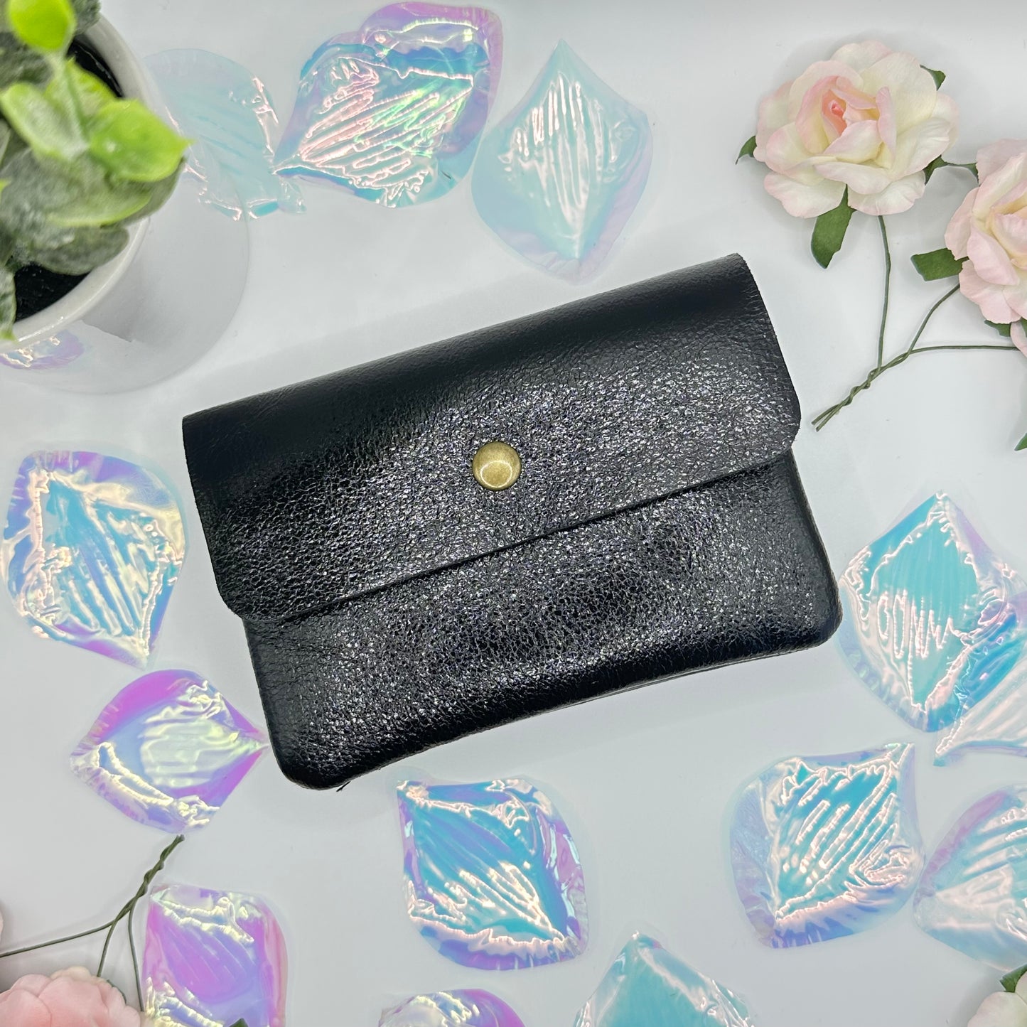 Petit porte-monnaie en cuir