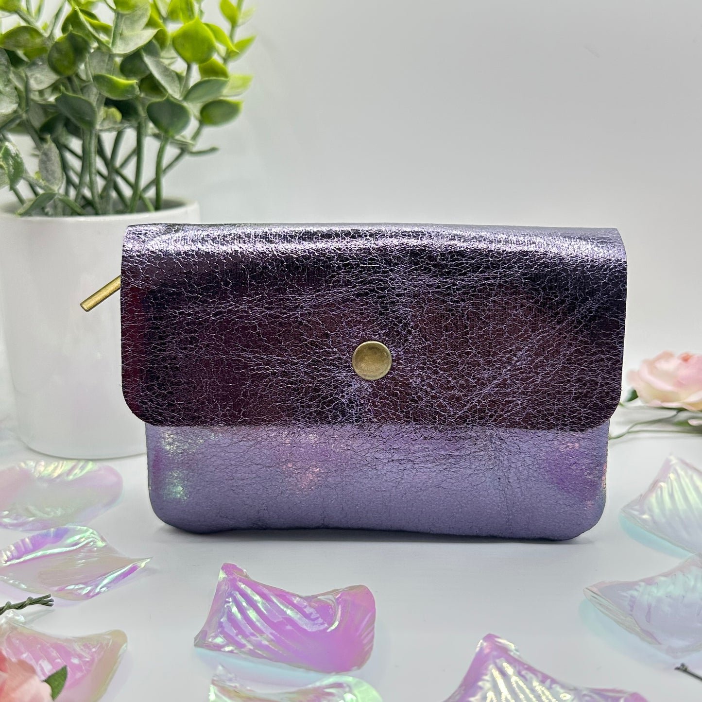 Petit porte-monnaie en cuir