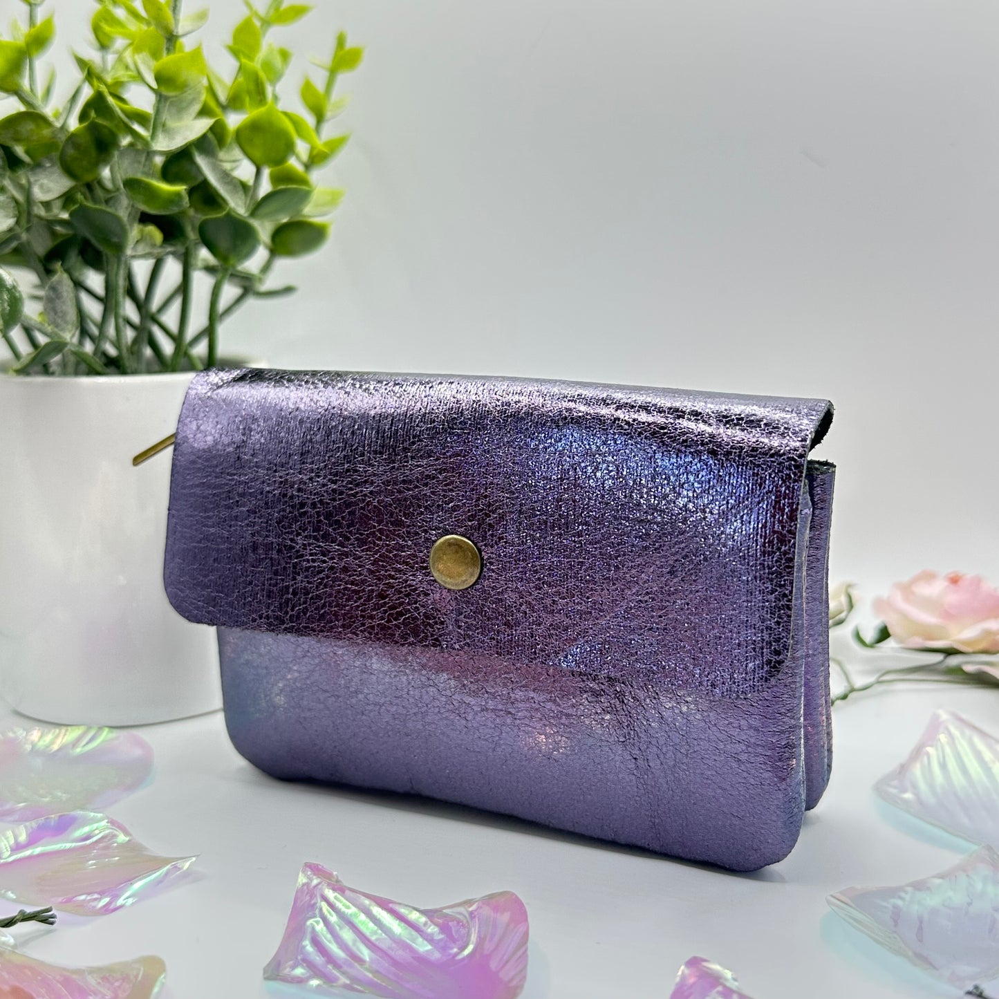 Petit porte-monnaie en cuir