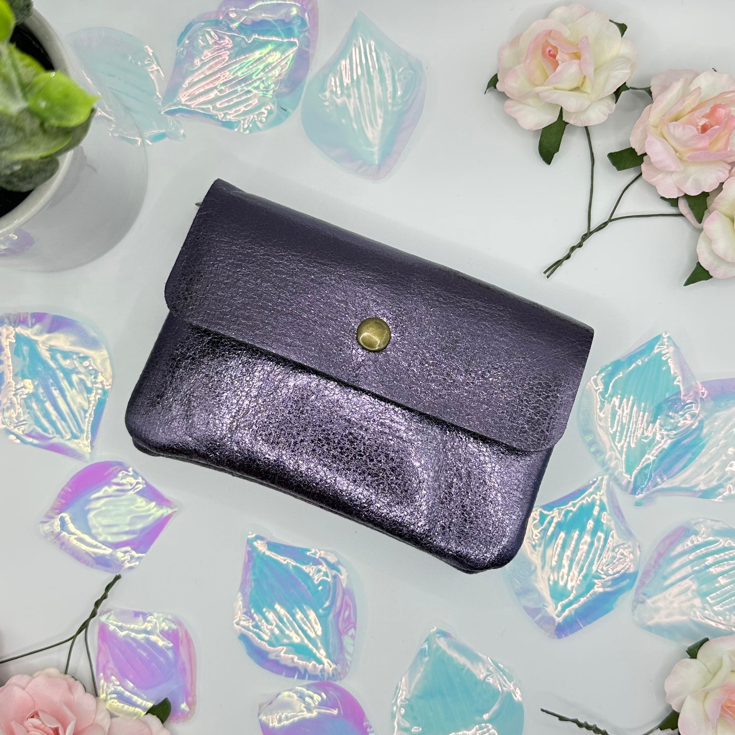 Petit porte-monnaie en cuir