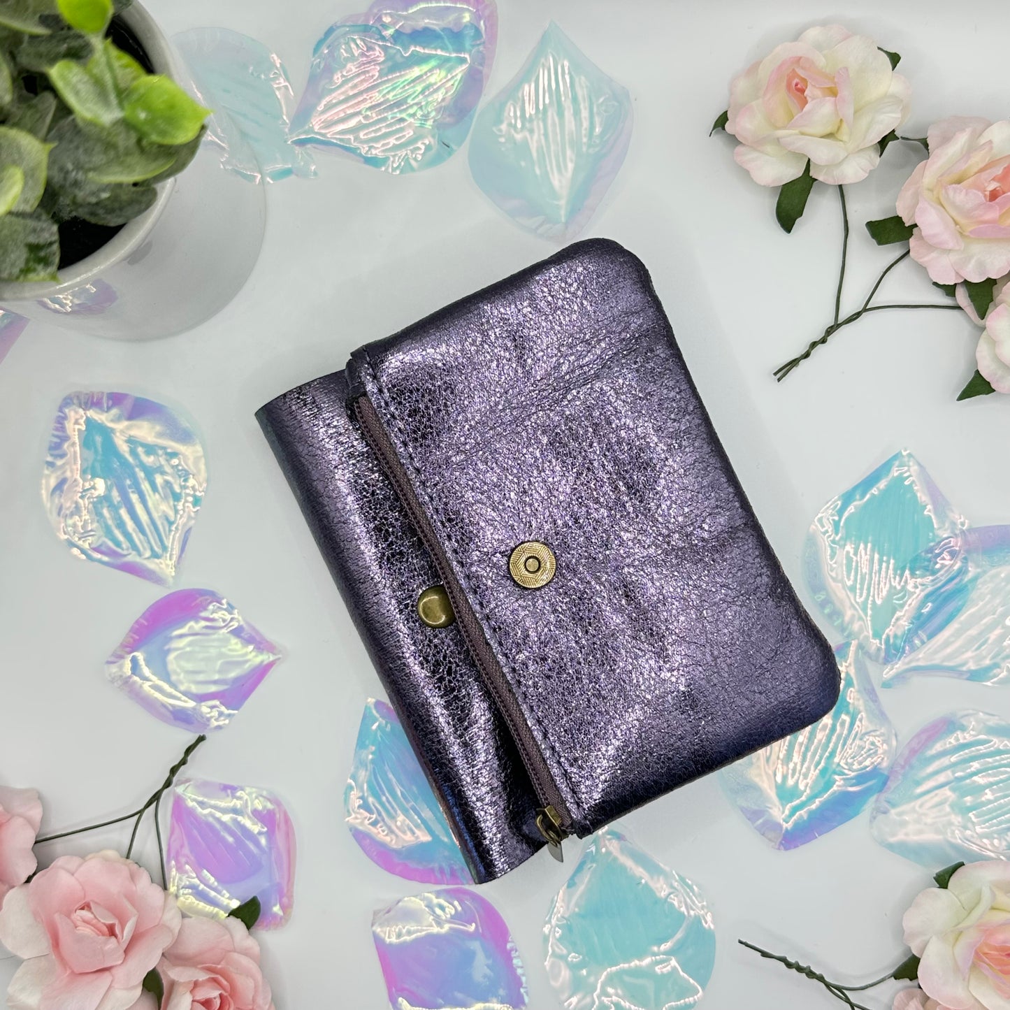 Petit porte-monnaie en cuir