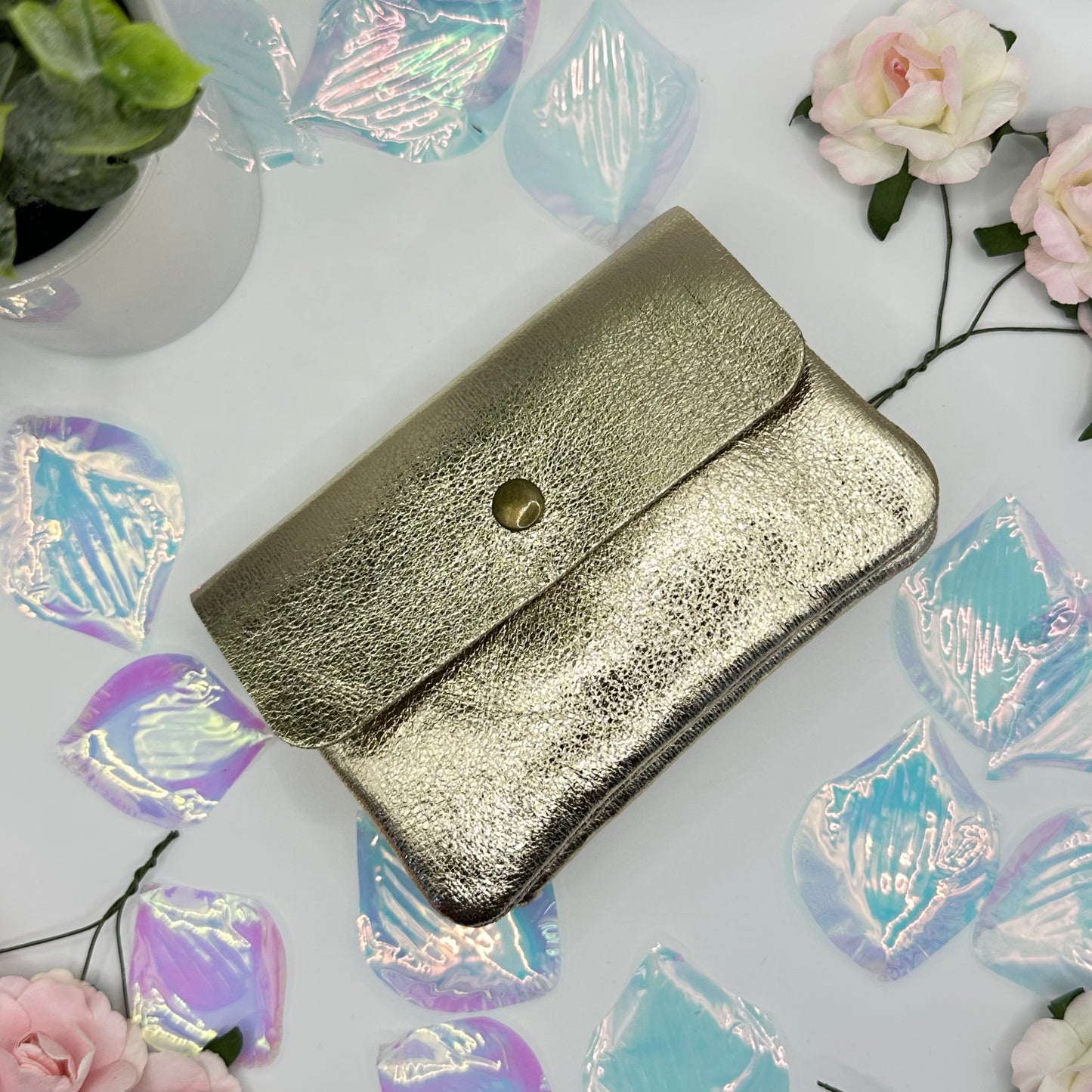 Petit porte-monnaie en cuir