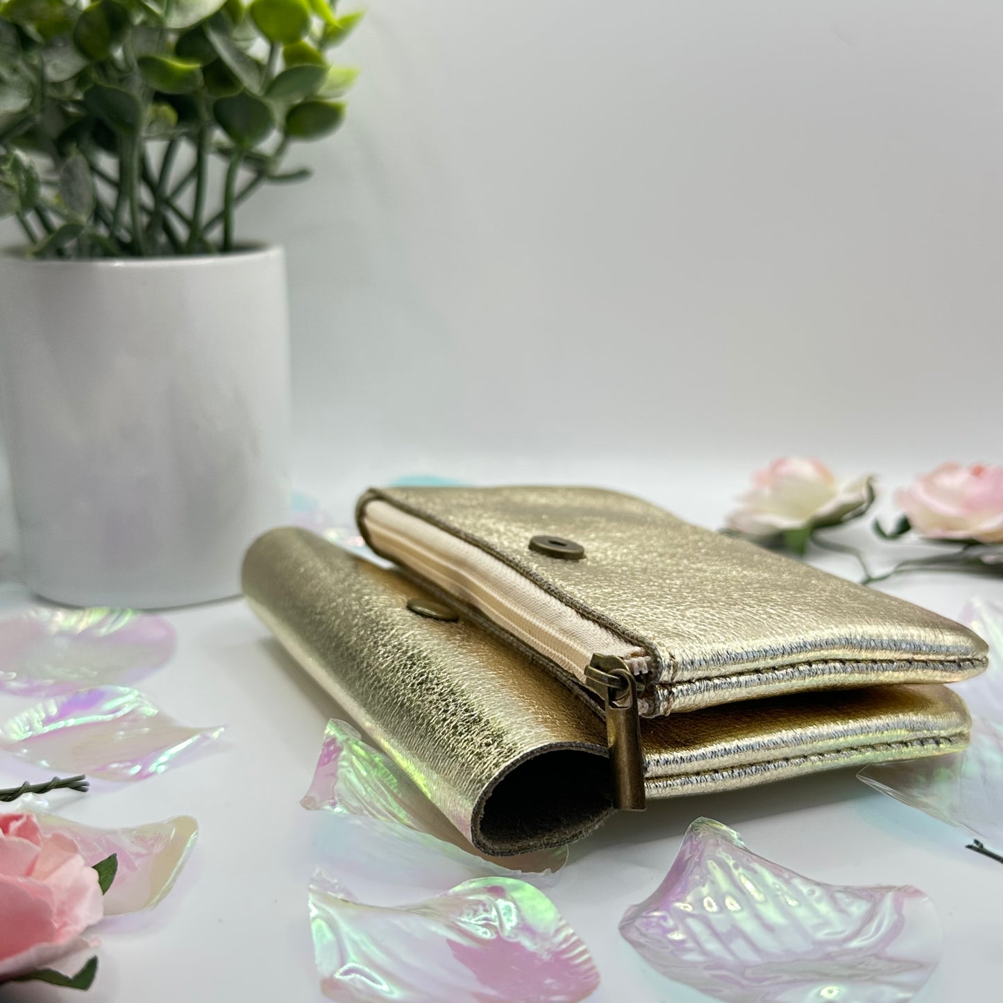 Petit porte-monnaie en cuir