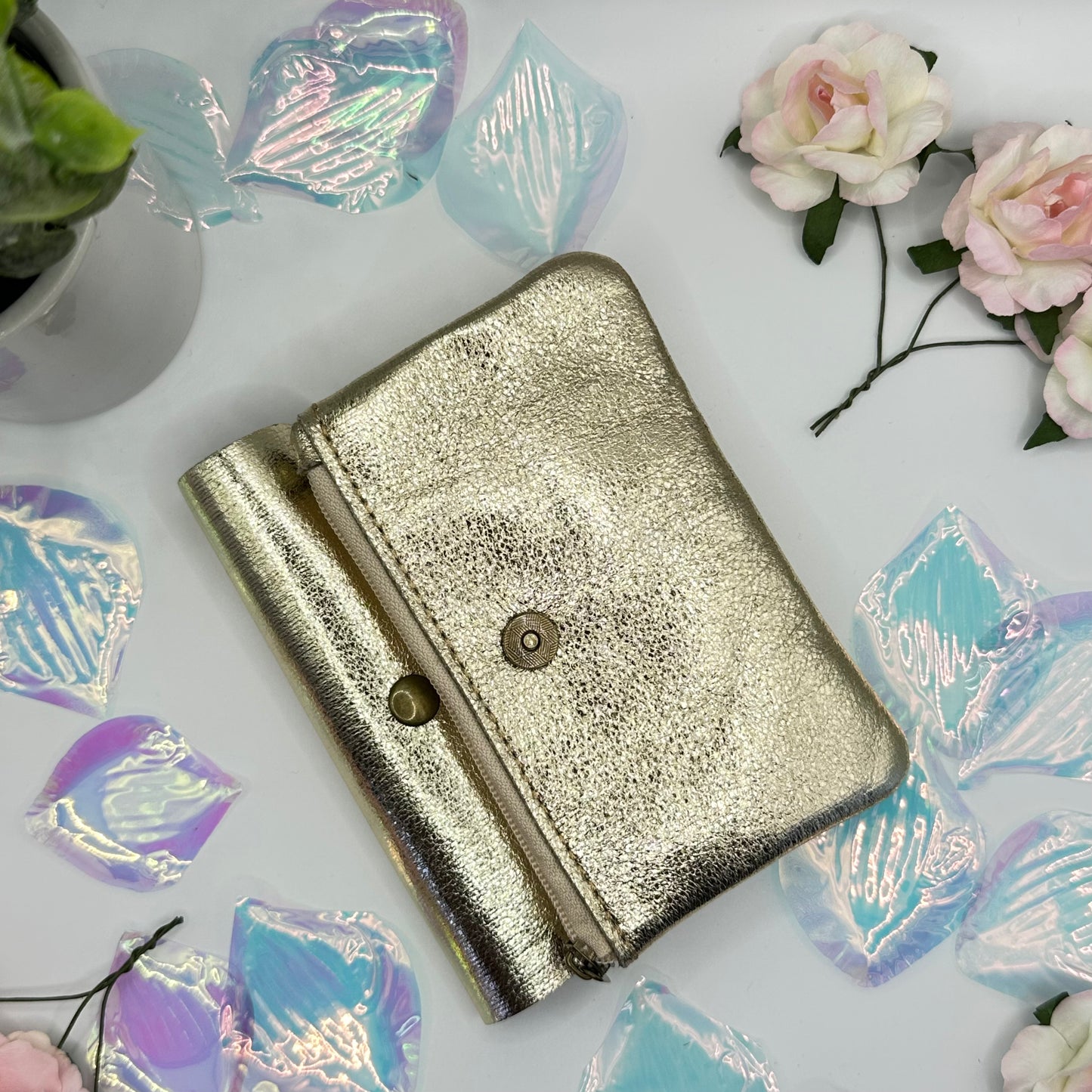 Petit porte-monnaie en cuir