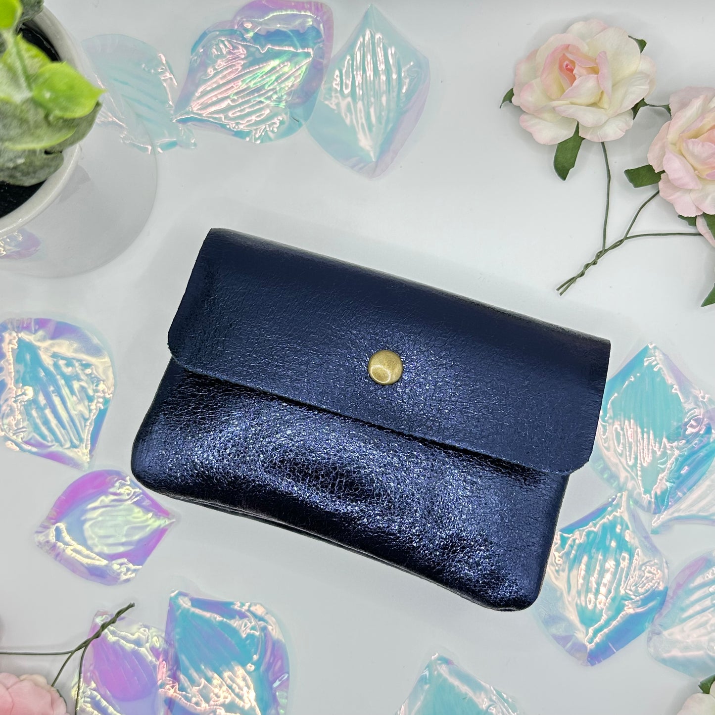Petit porte-monnaie en cuir