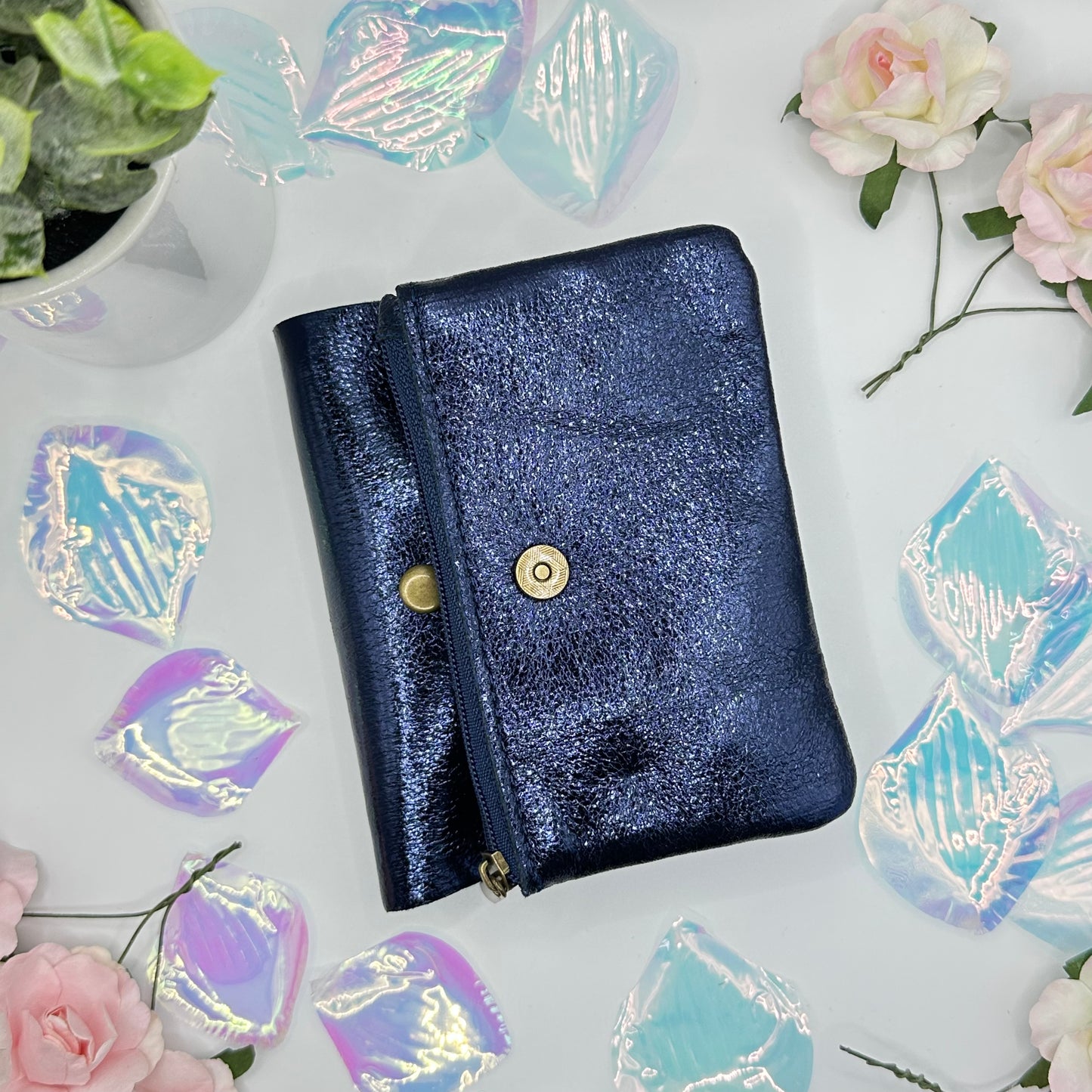 Petit porte-monnaie en cuir