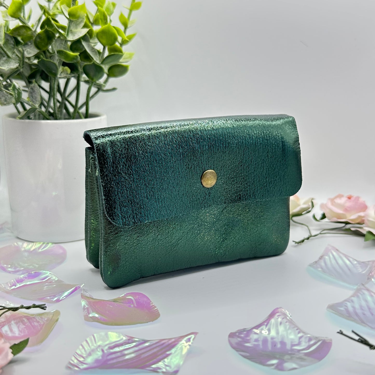 Petit porte-monnaie en cuir