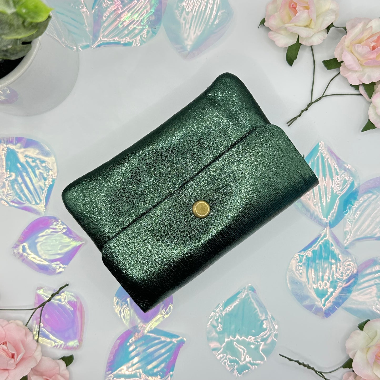 Petit porte-monnaie en cuir