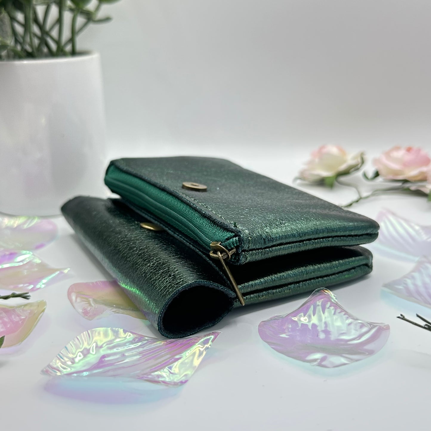Petit porte-monnaie en cuir