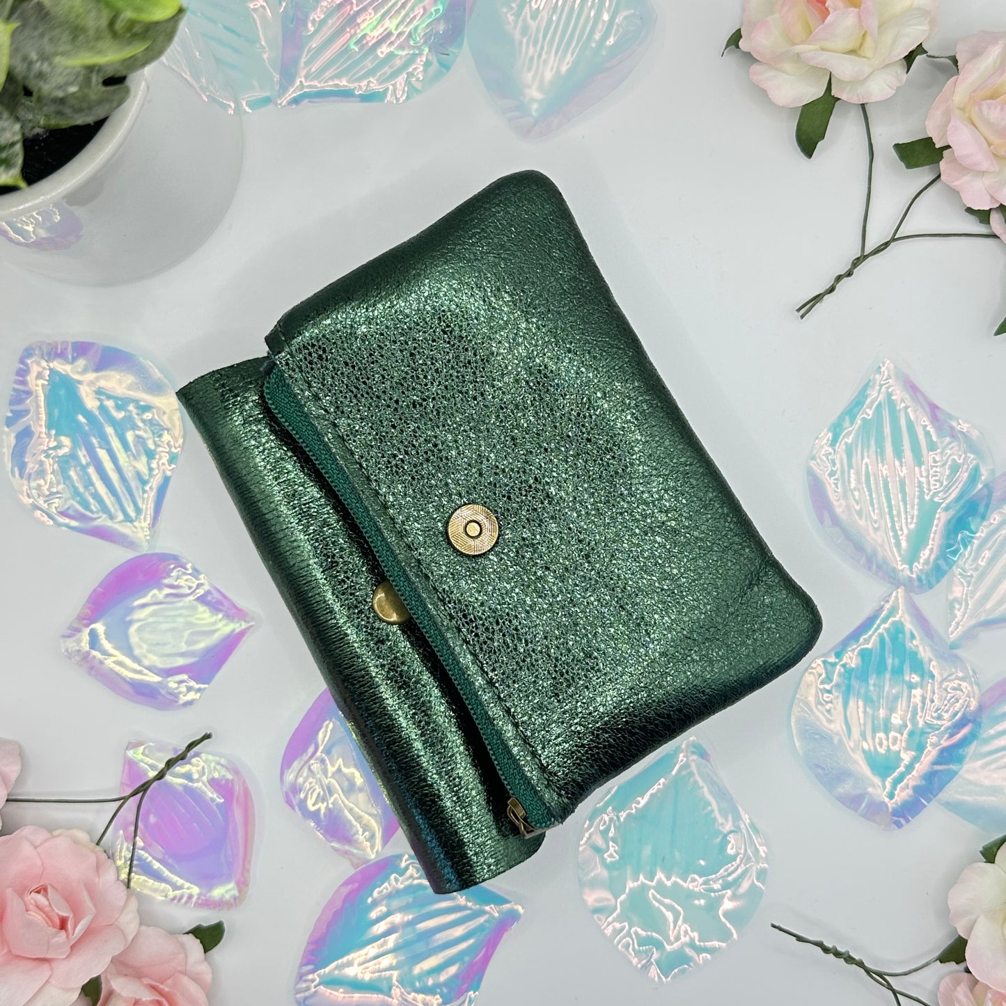 Petit porte-monnaie en cuir