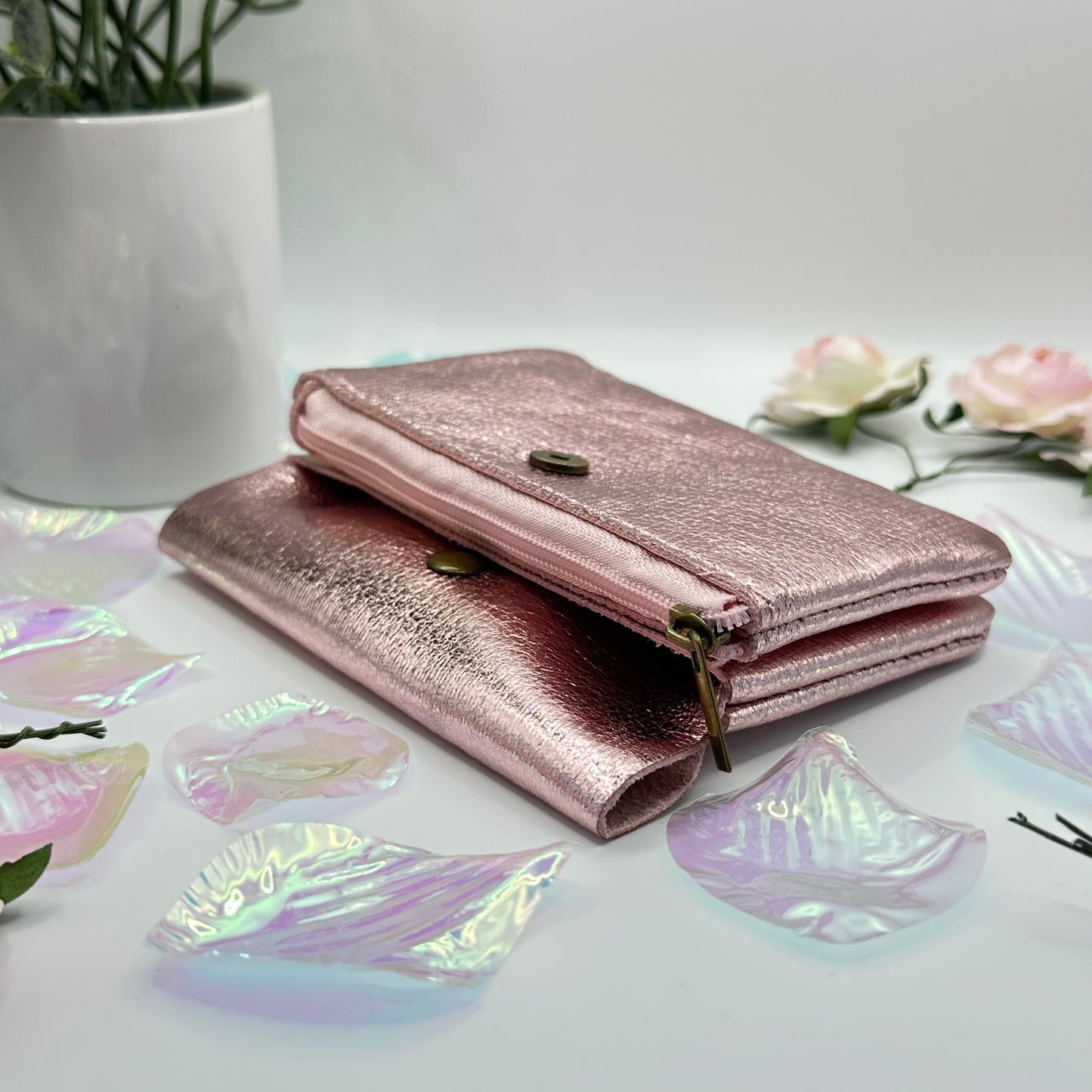 Petit porte-monnaie en cuir