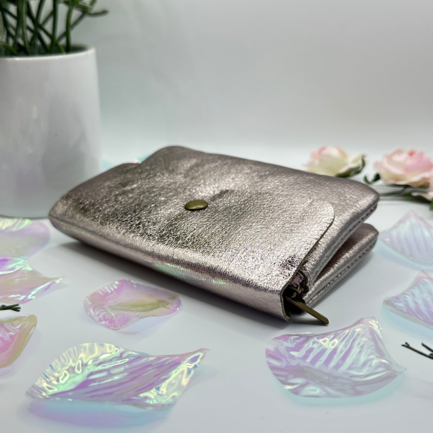 Petit porte-monnaie en cuir