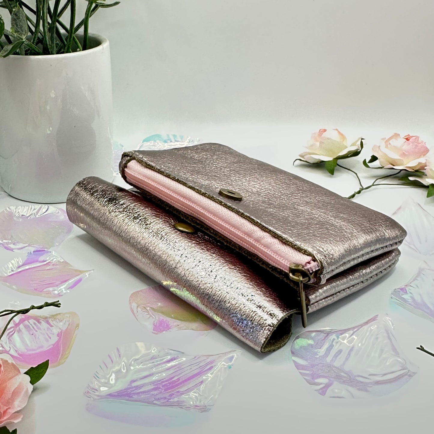 Petit porte-monnaie en cuir