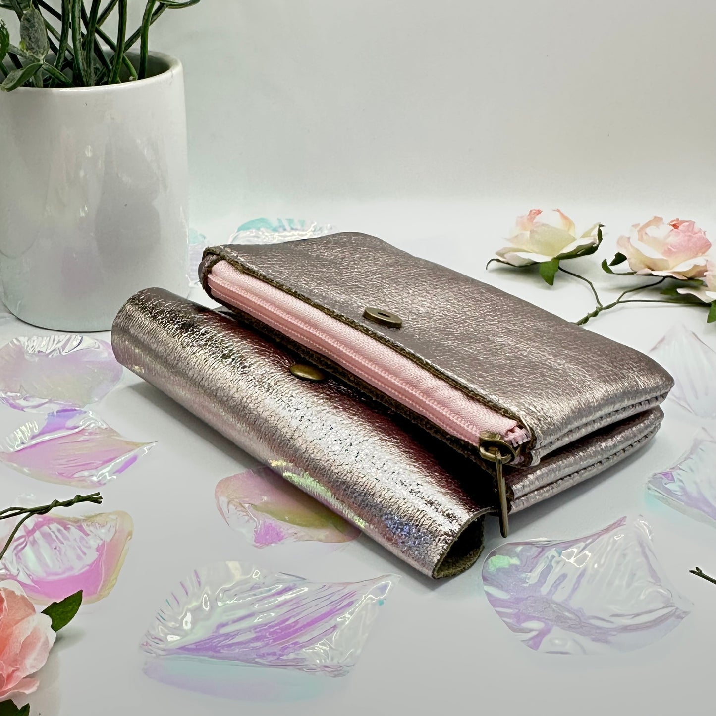 Petit porte-monnaie en cuir