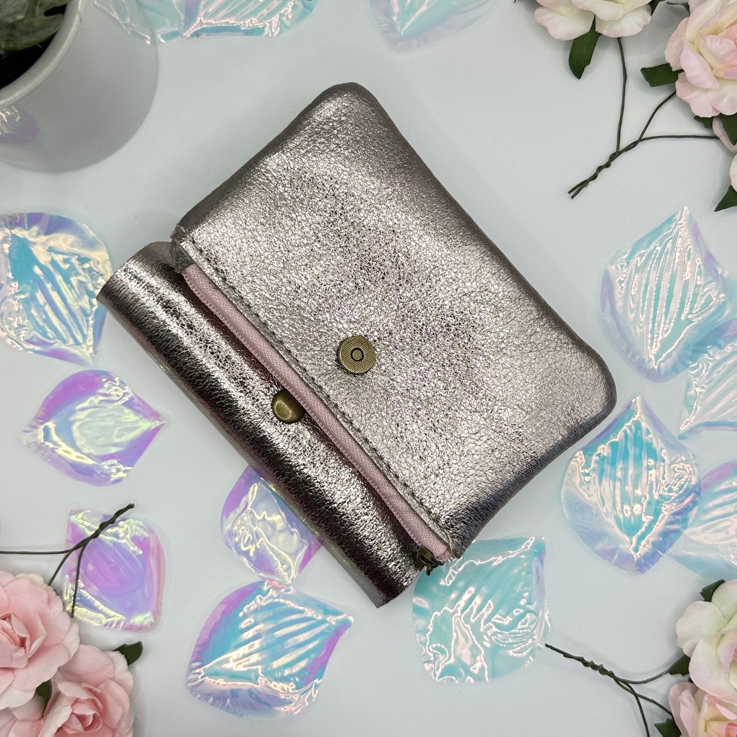 Petit porte-monnaie en cuir