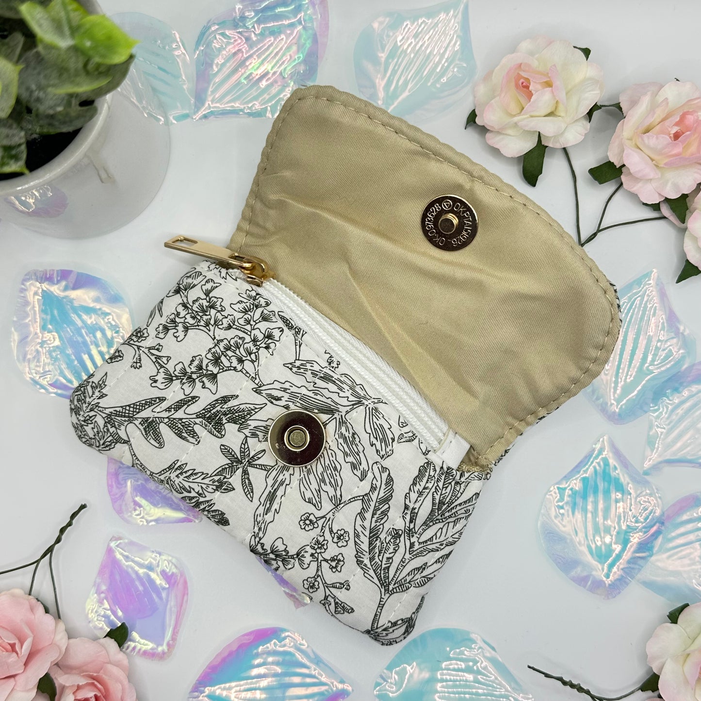 Petit porte-monnaie en tissu