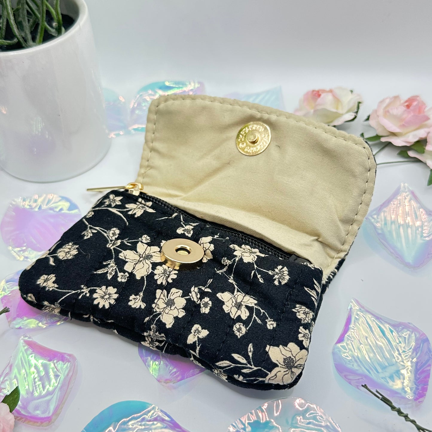 Petit porte-monnaie en tissu